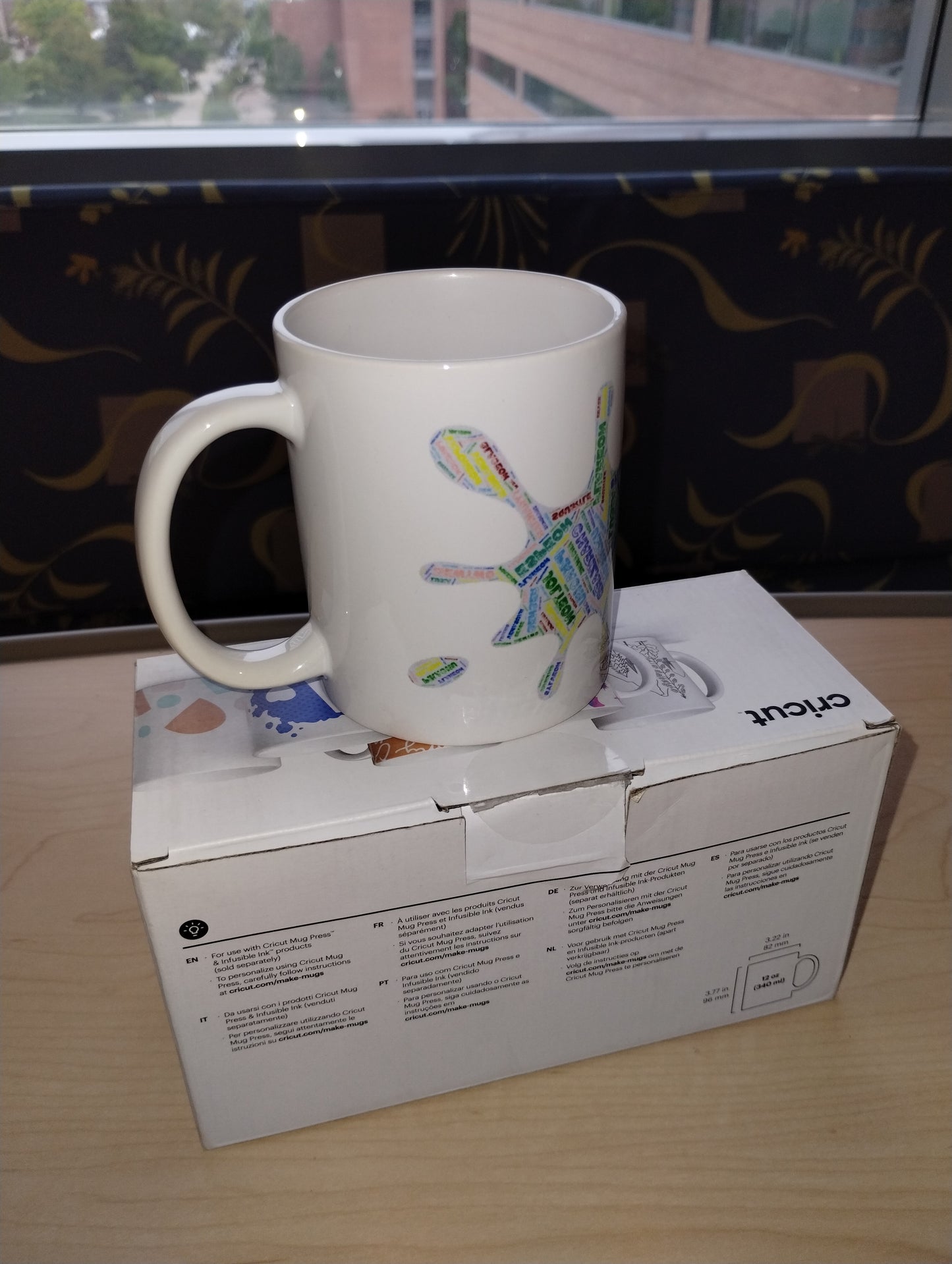 Pokemon splat word art 12oz. Mug