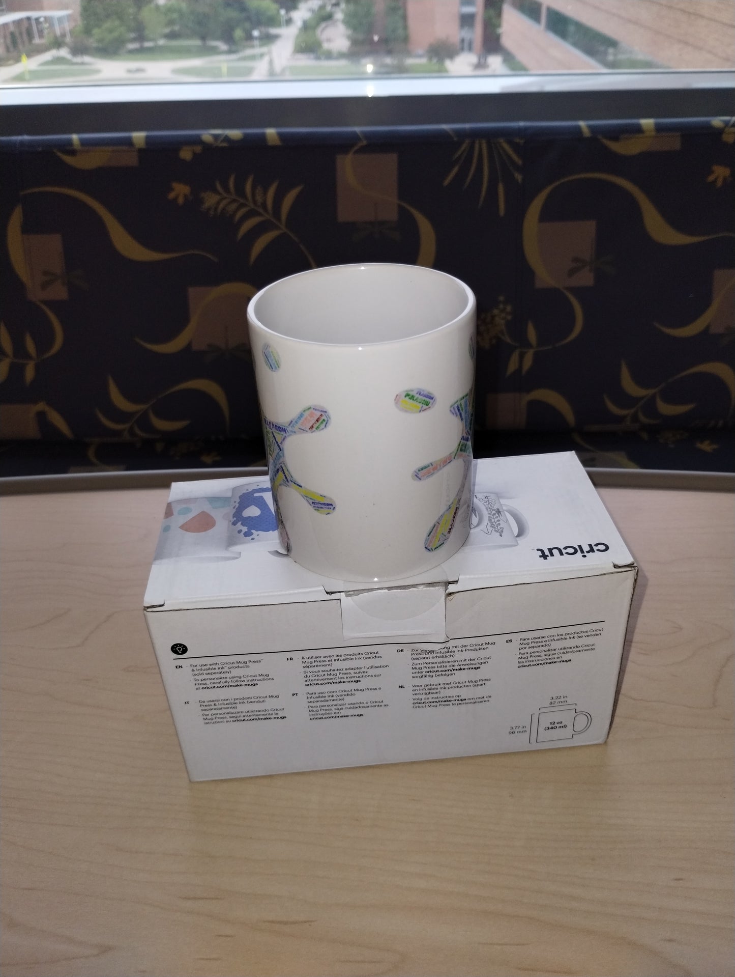 Pokemon splat word art 12oz. Mug